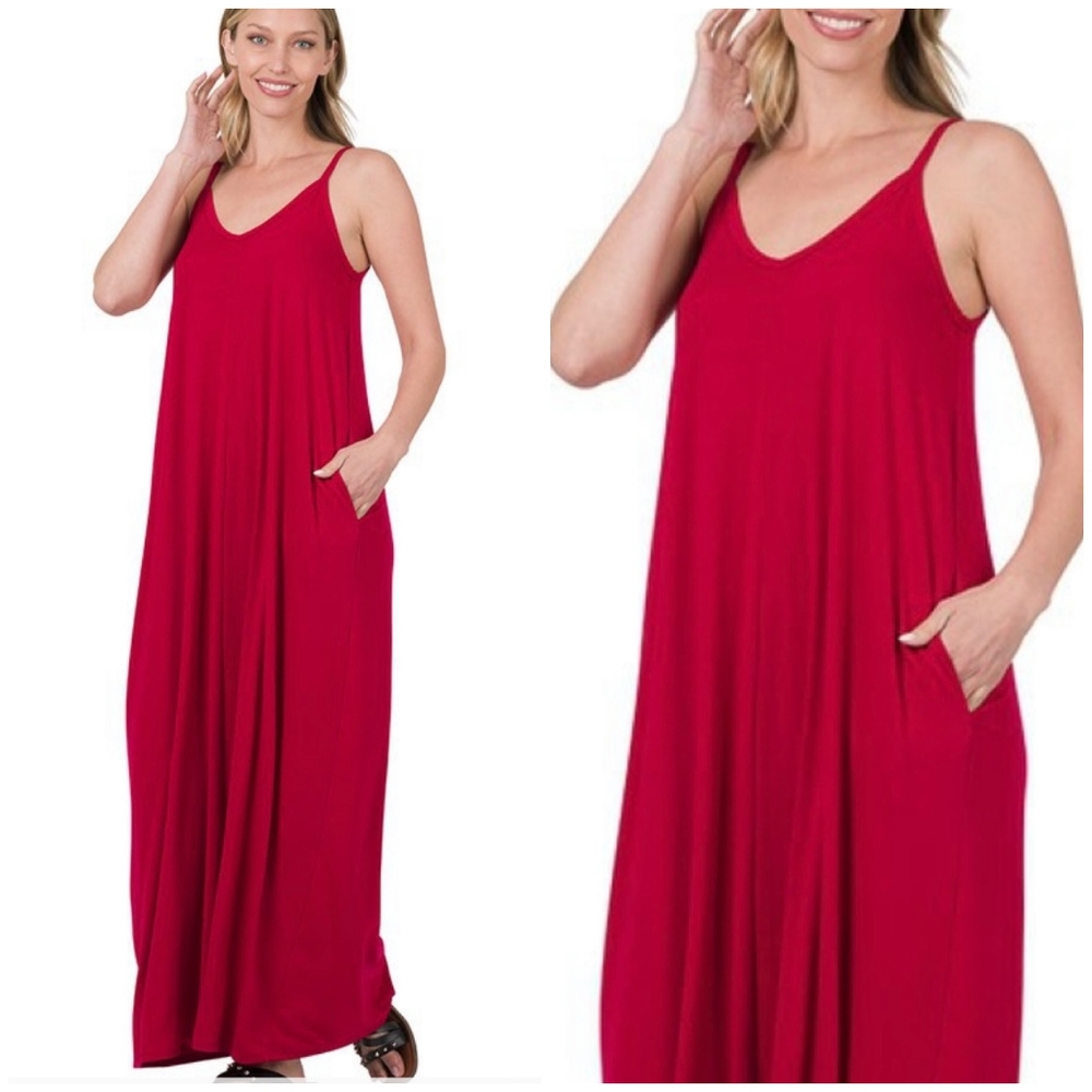 Boho Chic Burgundy Soft Knit Oversized Maxi Dress